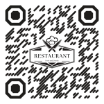 QR-menu.dk | Demo restaurant QR-kode 500x500