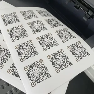 Print af QR-koder til digitalt menukort og online QR-menu
